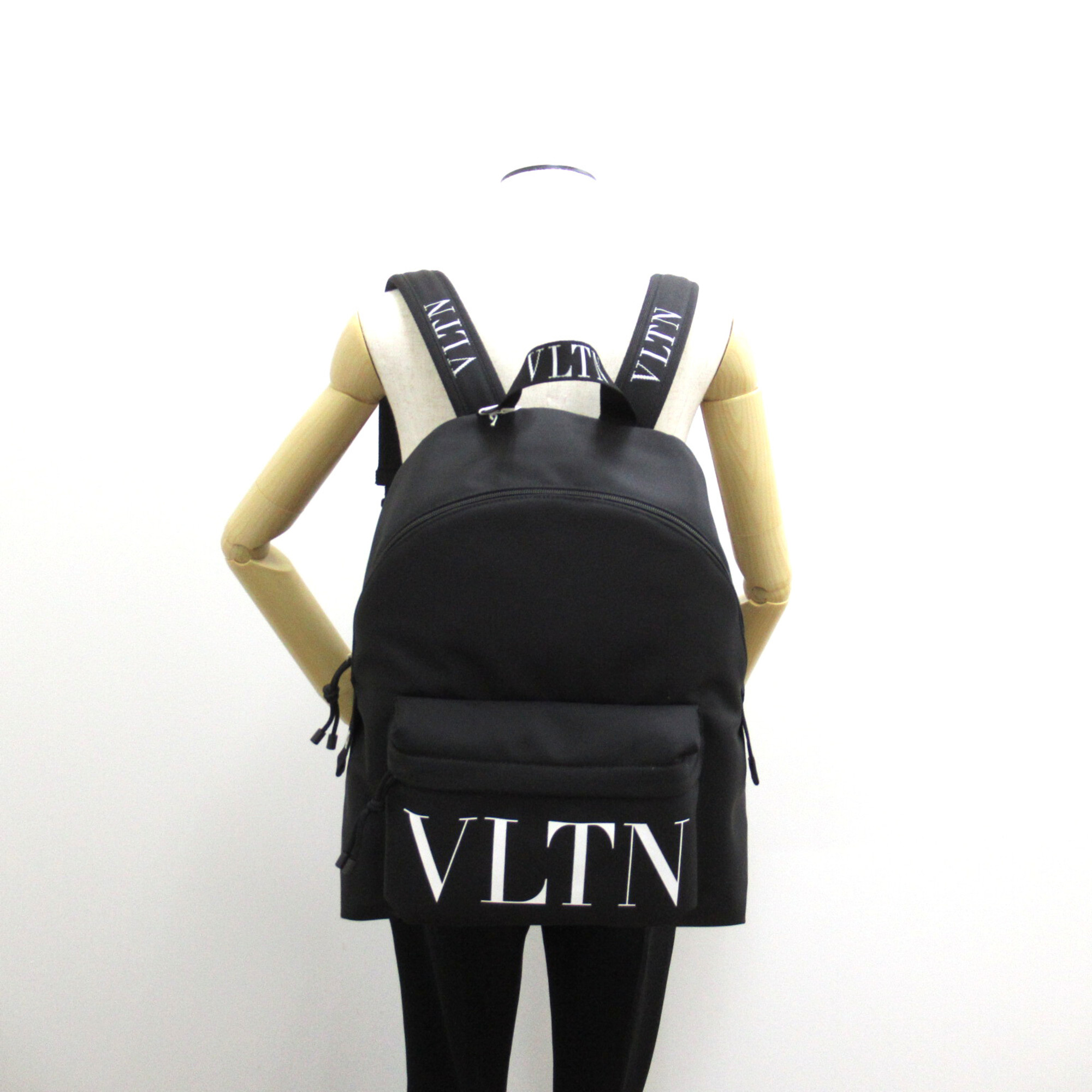 Valentino Backpack Black Nylon 3Y2B0993YHS0NI