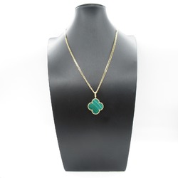 Van Cleef & Arpels Magic Alhambra Malachite Long Necklace Green K18 (Yellow Gold) Malachite Green