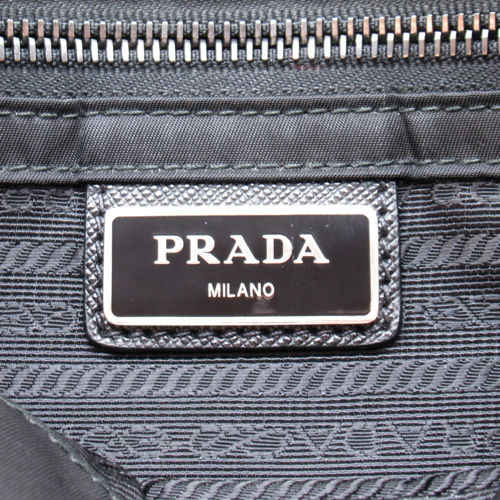 PRADA Shoulder Bag Black Nylon