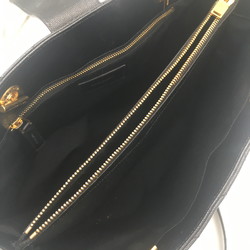 SAINT LAURENT Chain tote Black leather 342022