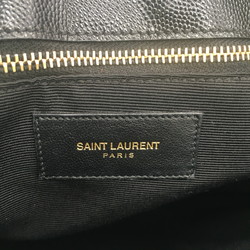 SAINT LAURENT Chain tote Black leather 342022