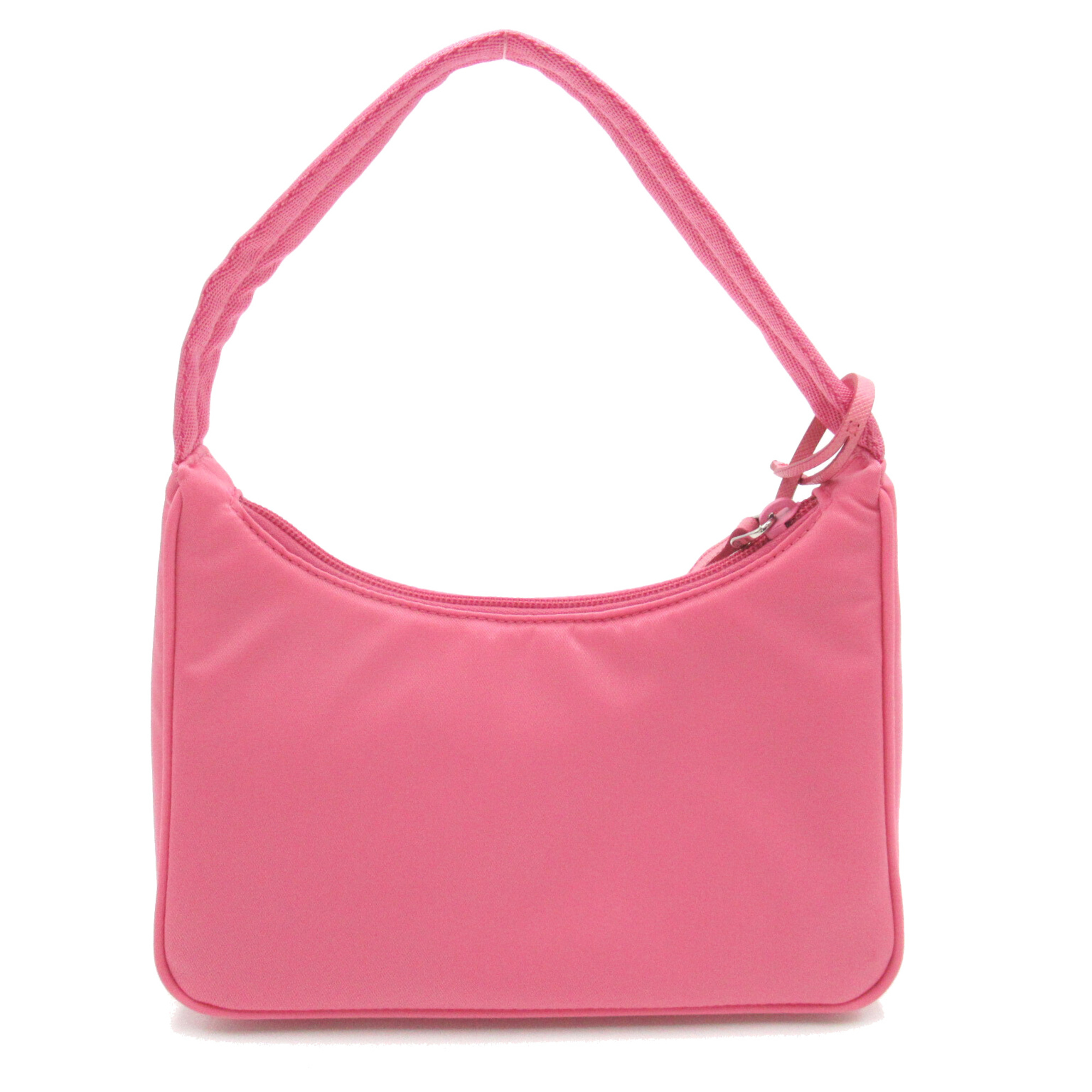 PRADA Shoulder Bag Pink Nylon 1NE515