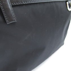 PRADA Shoulder Bag Black Nylon VA0340