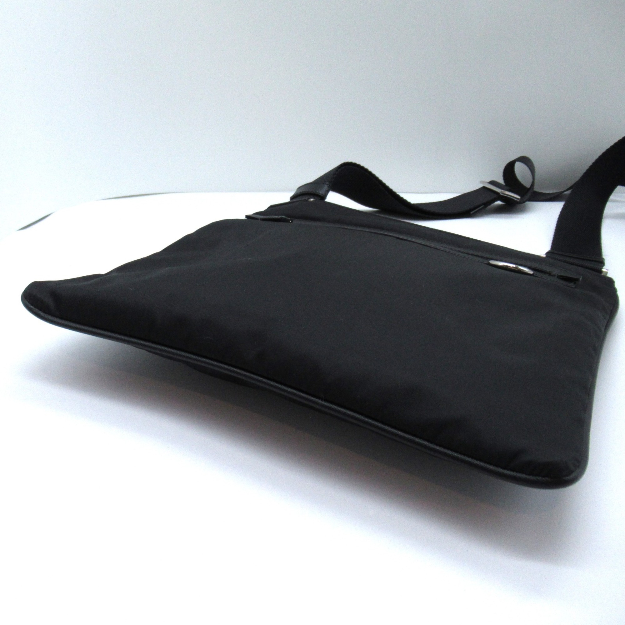 PRADA Shoulder Bag Black Nylon VA0340