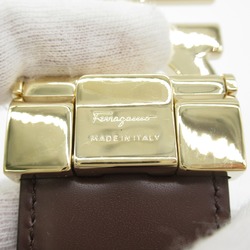 Salvatore Ferragamo belt Black Brown leather 67A254764187C95