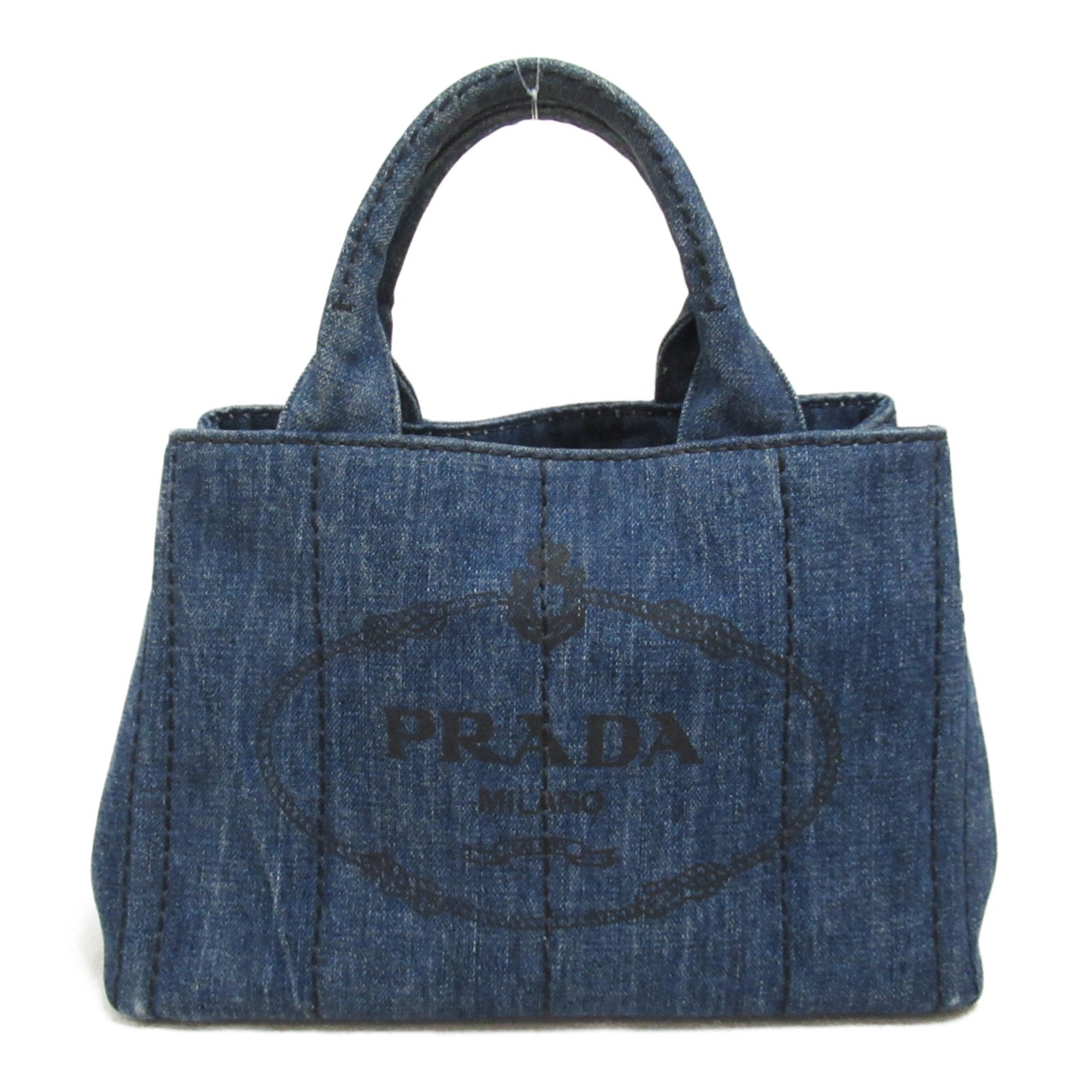 PRADA Canapa bag Blue denim Denim blue