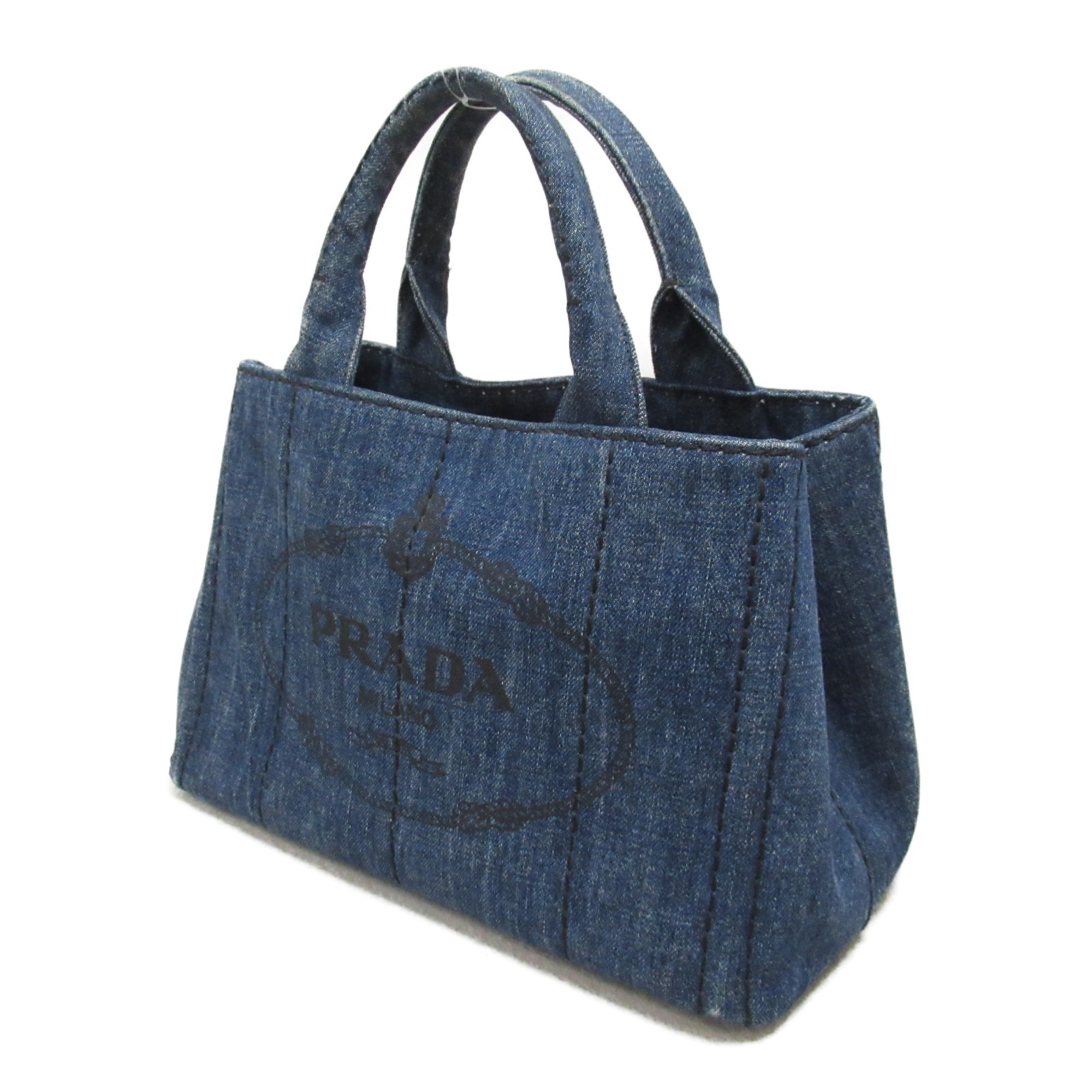 PRADA Canapa bag Blue denim Denim blue