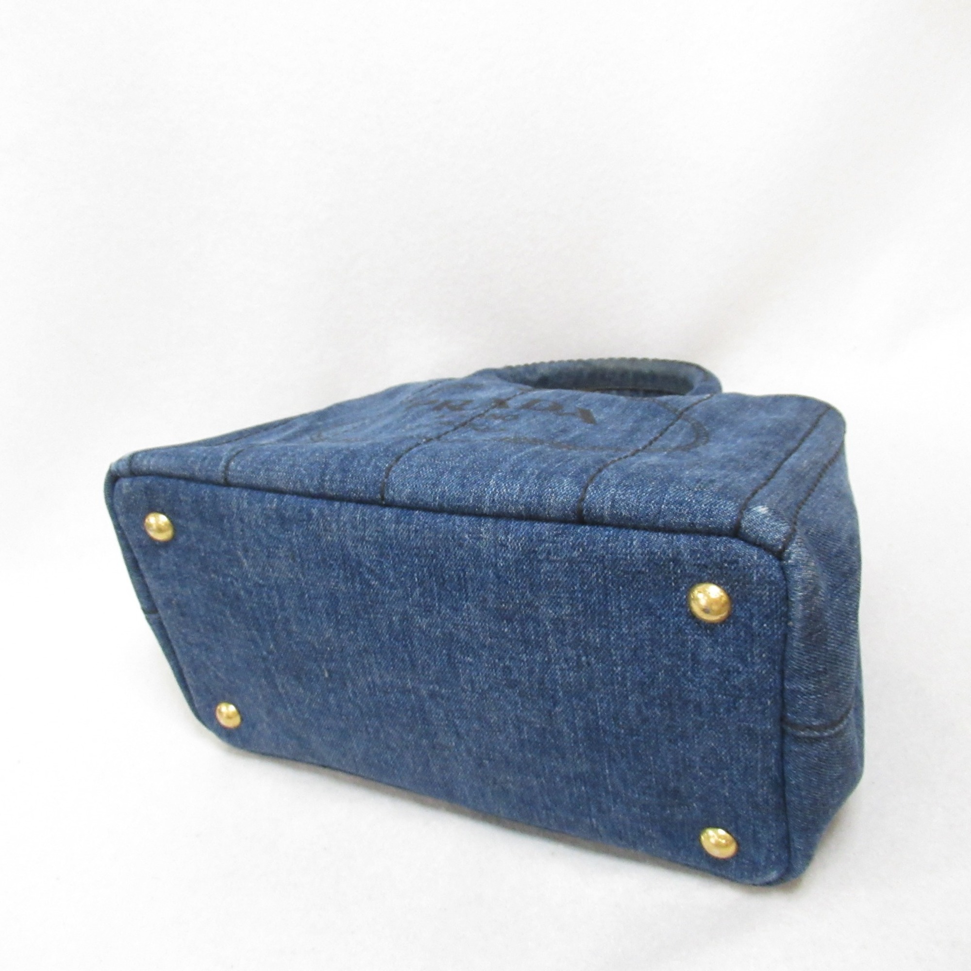 PRADA Canapa bag Blue denim Denim blue