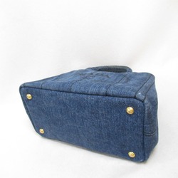 PRADA Canapa bag Blue denim Denim blue