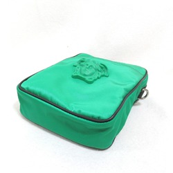 VERSACE Shoulder Bag Green Nylon