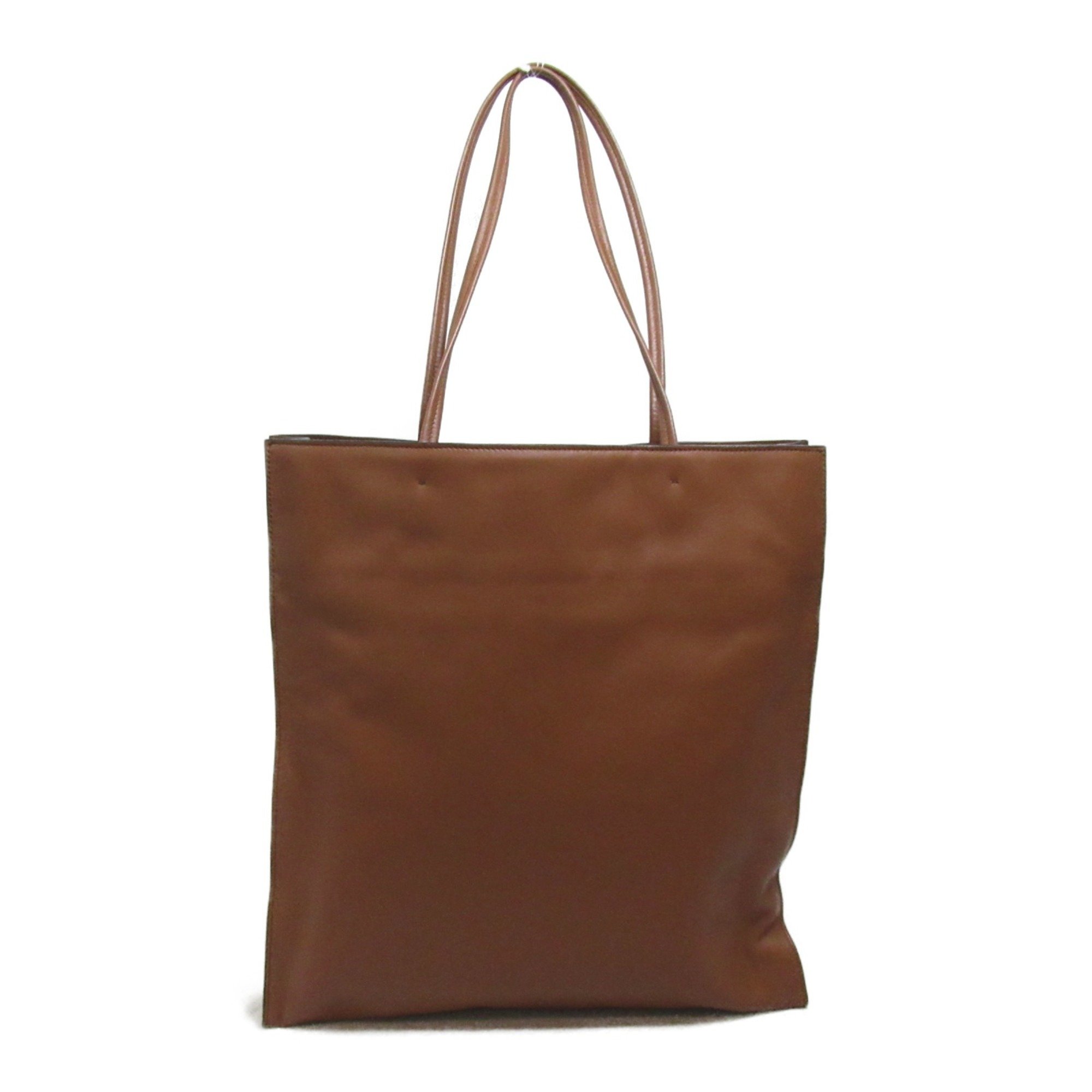 PRADA shoulder tote bag Brown leather 1BG429