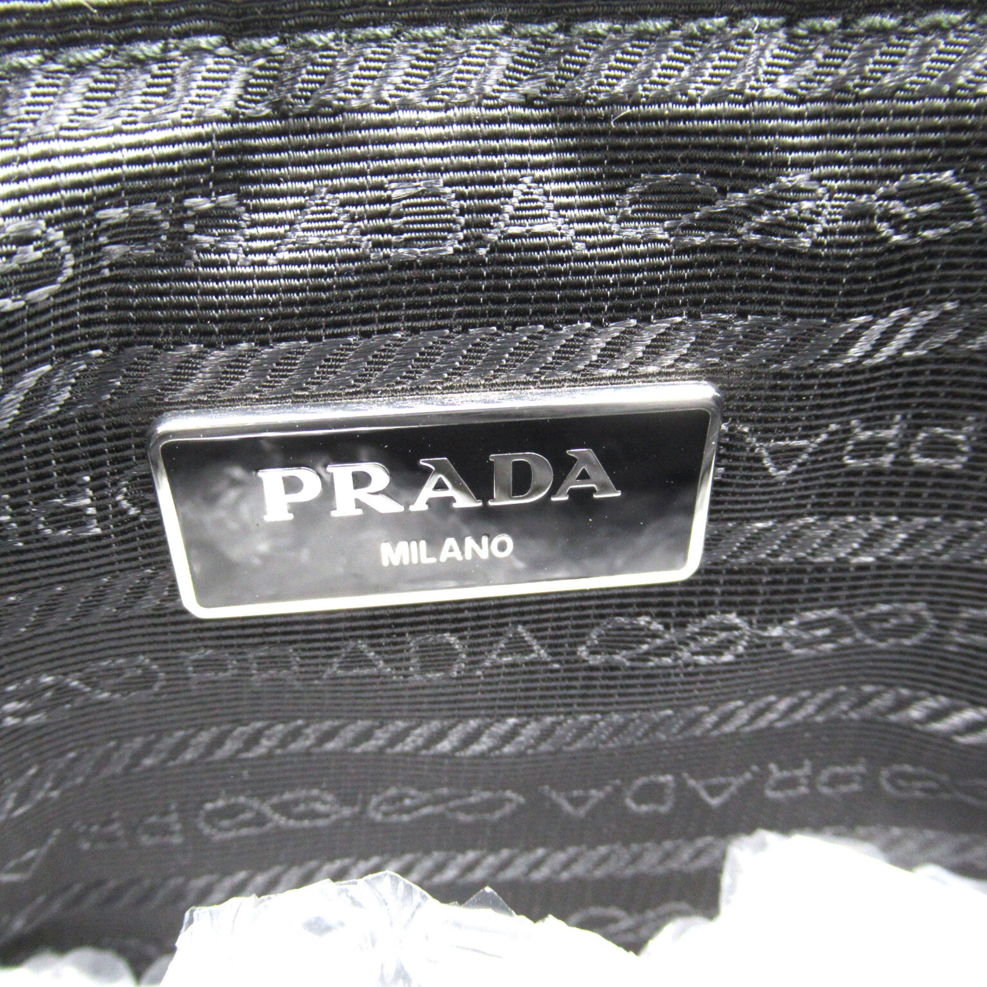 PRADA Shoulder Bag Black Nylon