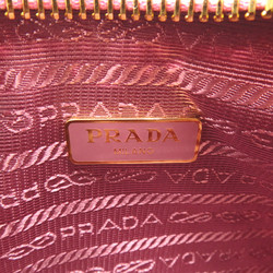 PRADA Re-Editon 2wayShoulder Pink Calfskin (cowhide) Raffia /Calfskin 1BC204