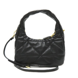 PRADA Shoulder Bag Black NERO leather 1BA3842DF0F0002