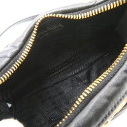 PRADA Shoulder Bag Black NERO leather 1BA3842DF0F0002