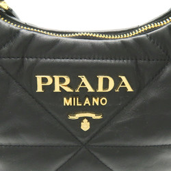 PRADA Shoulder Bag Black NERO leather 1BA3842DF0F0002