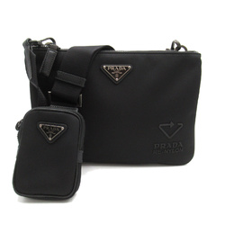 PRADA Shoulder Bag Black Nylon 2VH120