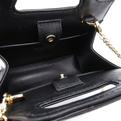 Salvatore Ferragamo ChainShoulder Bag Black leather 2.13985E+11