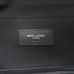 SAINT LAURENT Classic Monogram Belt Bag Waist Bag Black NERO canvas leather 590076GIV6E1000