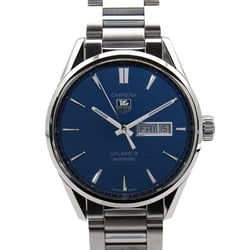 TAG HEUER Carrera Caliber 5 Wrist Watch WAR201E Mechanical Automatic Blue Stainless Steel WAR201E