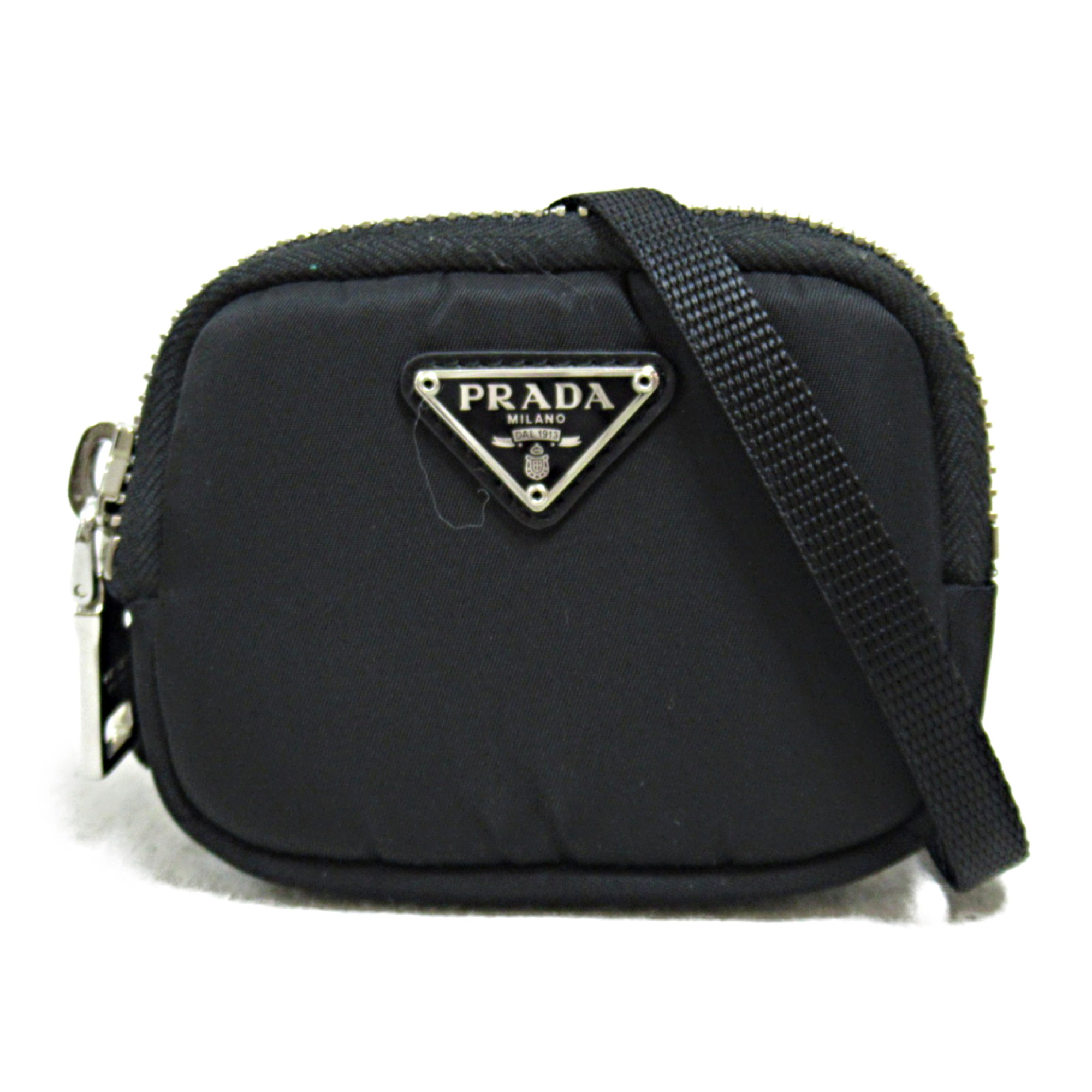 PRADA Pouch Shoulder Bag Black Nylon