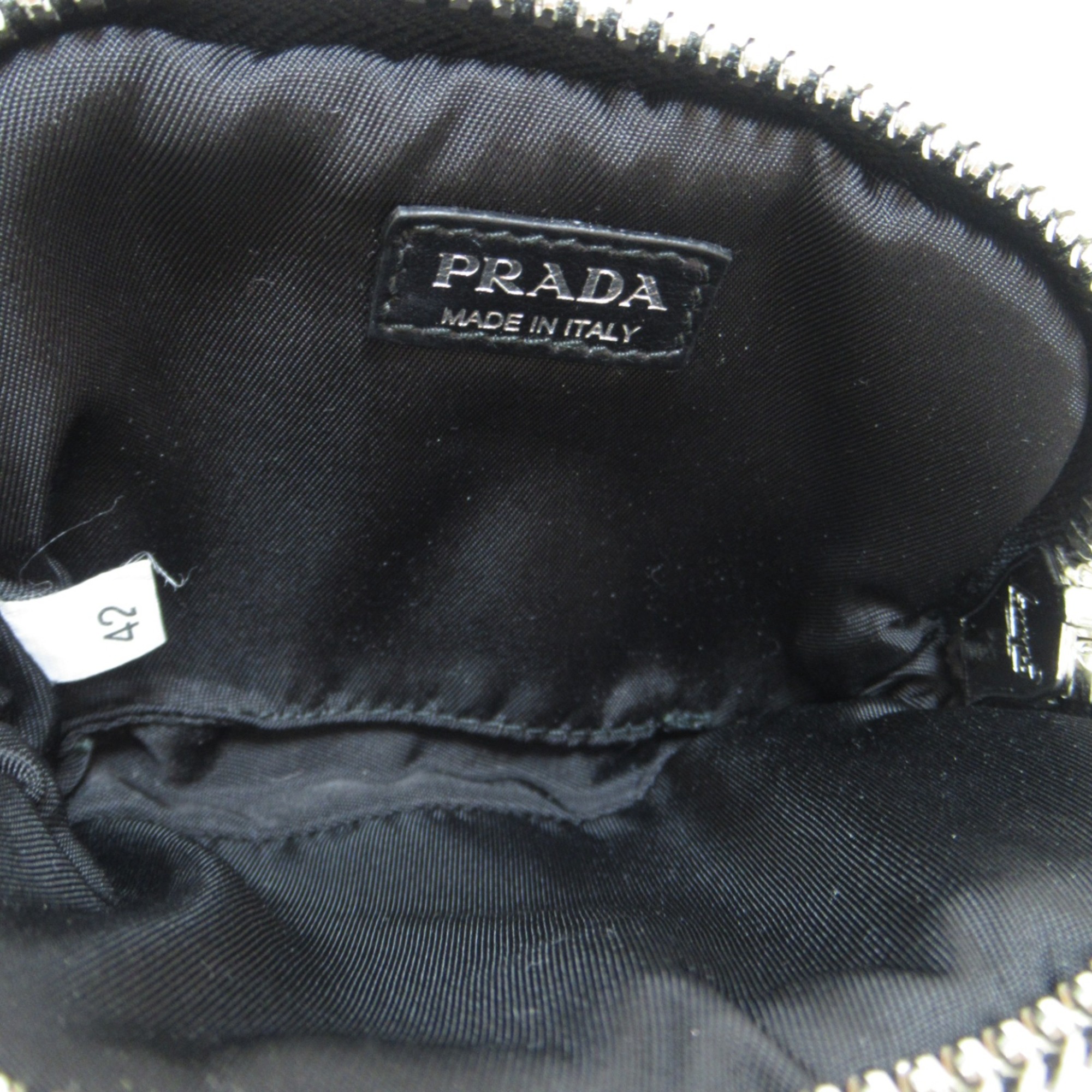 PRADA Pouch Shoulder Bag Black Nylon