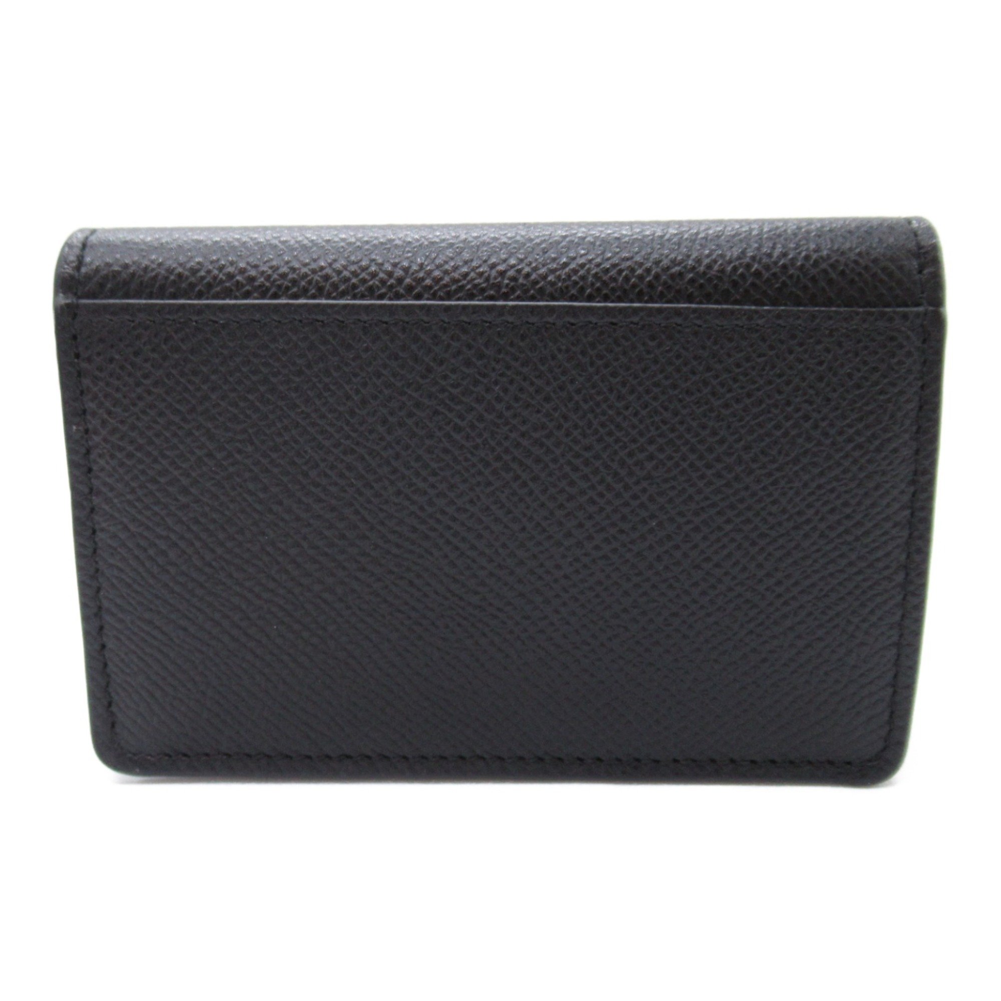 Salvatore Ferragamo Card Case Black leather 2.20372E+11