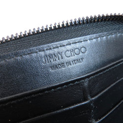 Jimmy Choo Studded Long Wallet Leather Women's