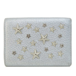 Jimmy Choo Star Motif Bi-fold Wallet Leather Women's