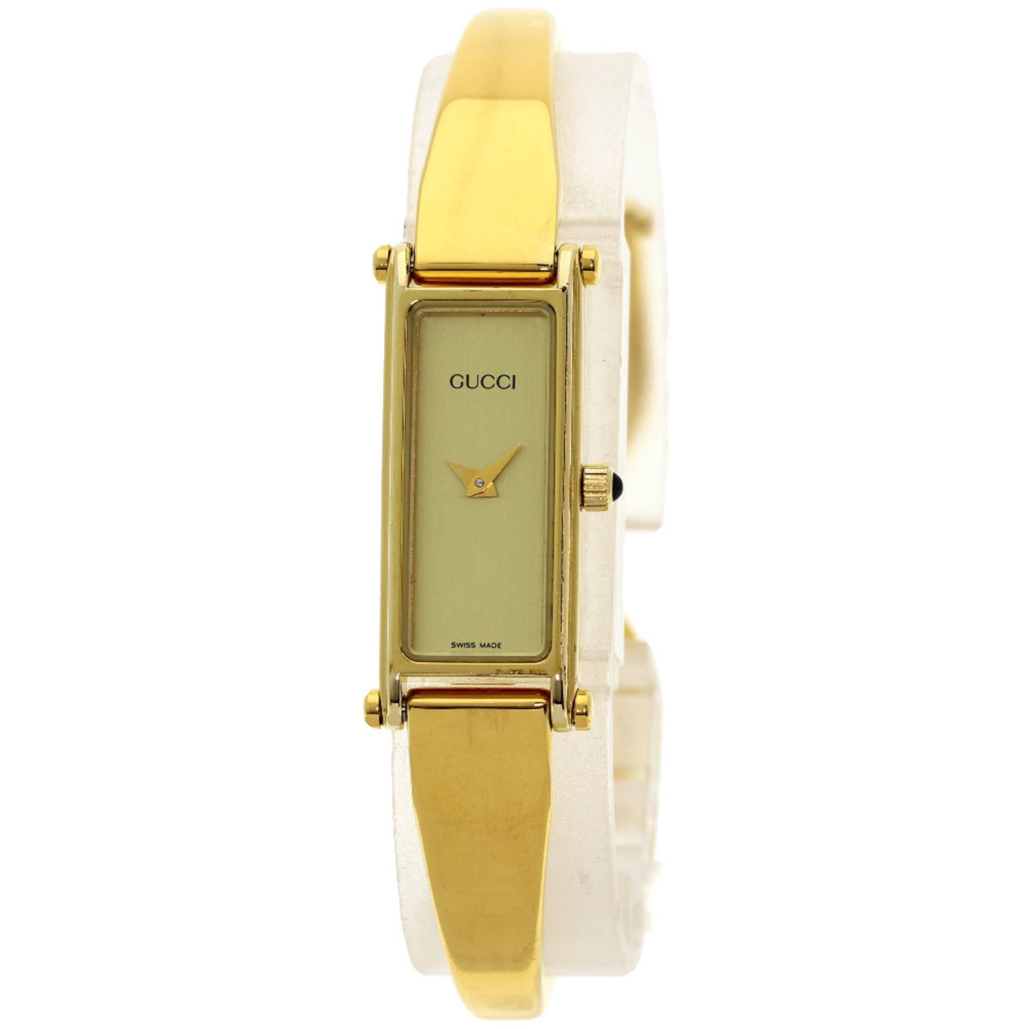 Gucci 1500L Square Face Watch GP Ladies GUCCI