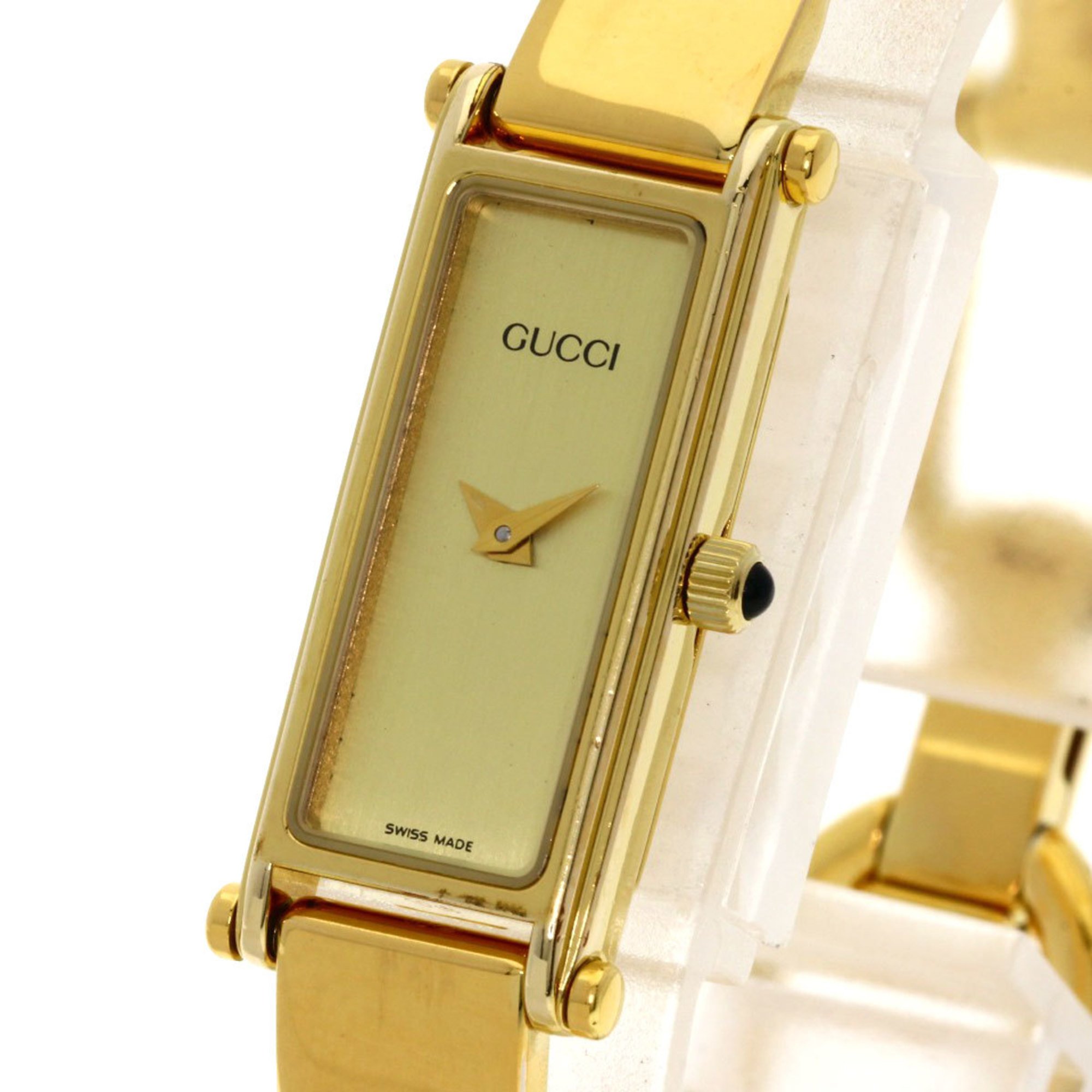 Gucci 1500L Square Face Watch GP Ladies GUCCI