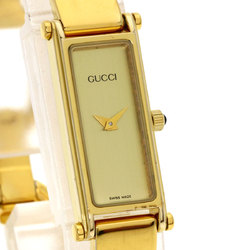 Gucci 1500L Square Face Watch GP Ladies GUCCI