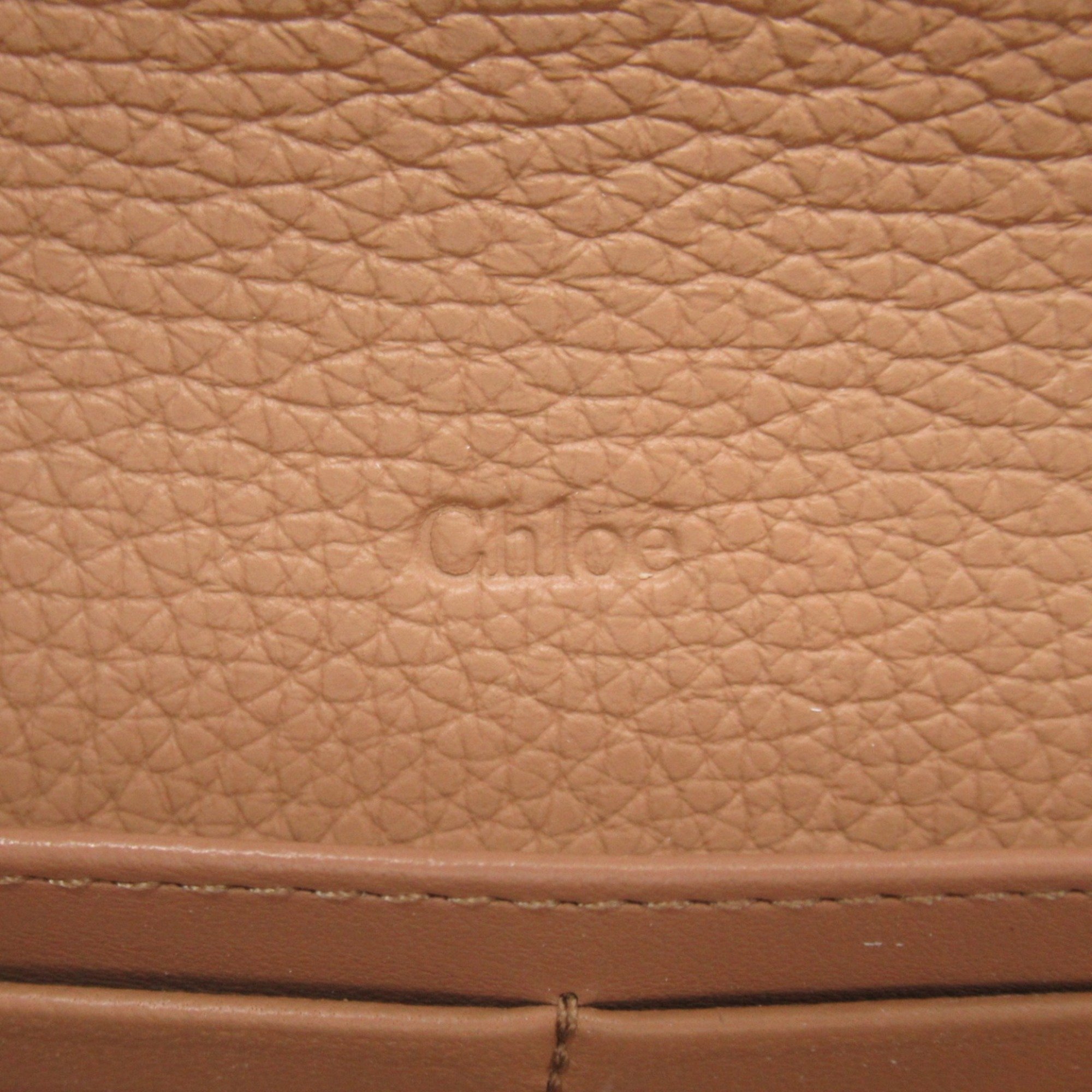 Chloé Bifold long wallet Brown Light Tan leather CHC21WP942F5726X