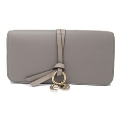 Chloé Bifold long wallet Gray leather CHC21WP942F57053