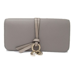 Chloé Bifold long wallet Gray leather CHC21WP942F57053