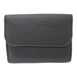 Chloé Double Sided Tri-Fold Wallet Black leather CHC21WP946F57001