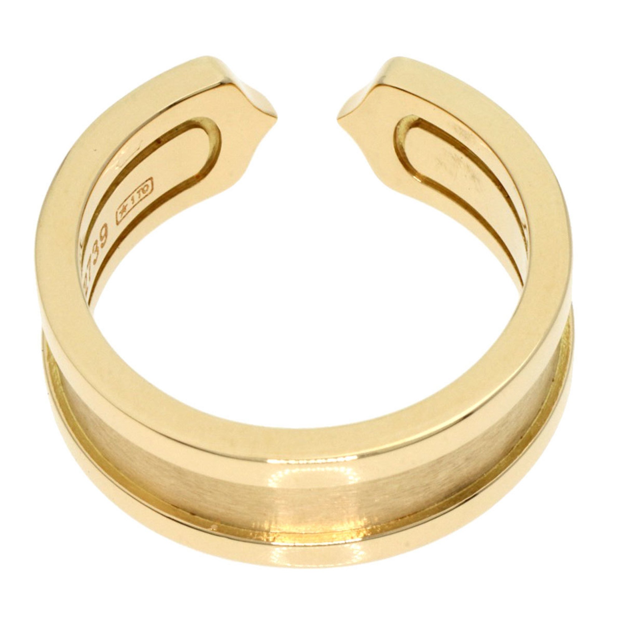 Cartier C2 Ring SM K18 Yellow Gold K18PG K18WG Women's CARTIER