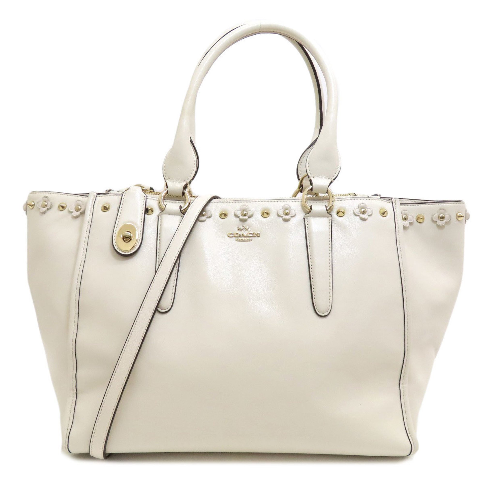 Coach 37400 Handbag Leather Women's COACH