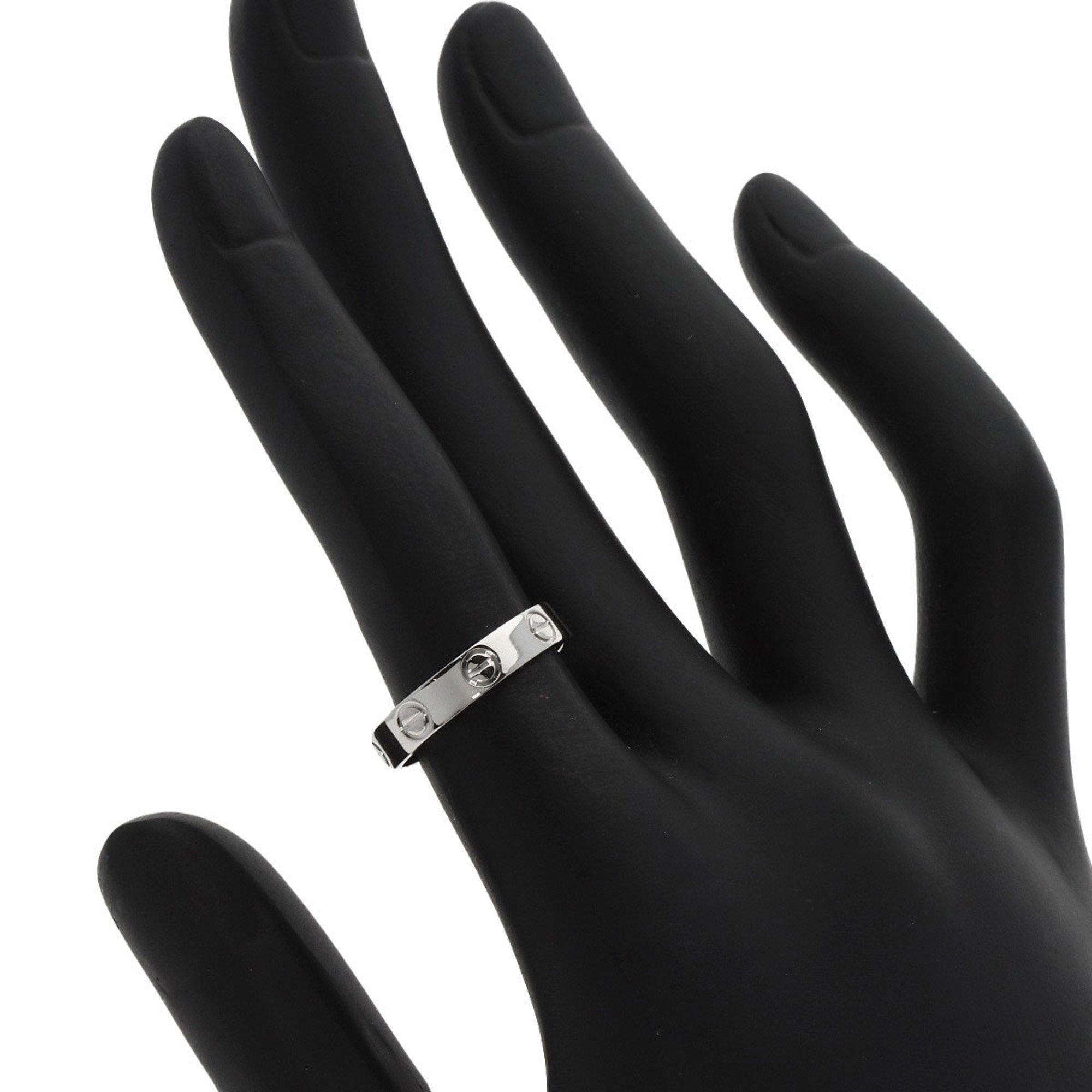 Cartier Love Ring #49 Platinum PT950 Women's CARTIER