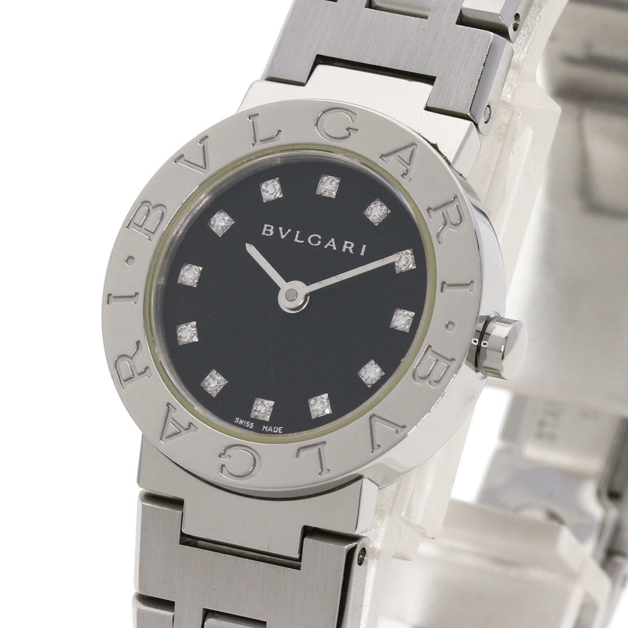 BVLGARI BB23SSD Wristwatch Stainless Steel SS Ladies