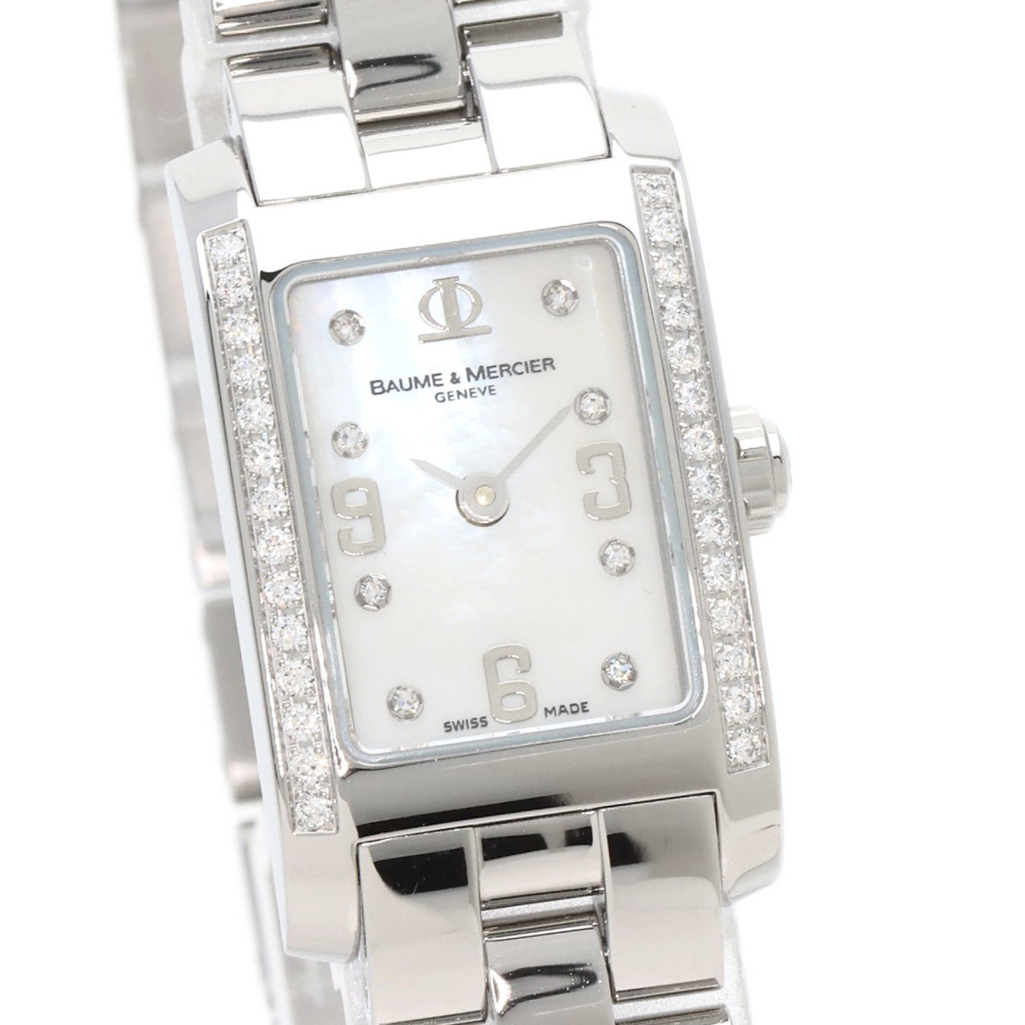 Baume & Mercier M0A08681 Hampton Watch Stainless Steel SS Ladies