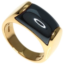 BVLGARI Tronchetto Hematite Ring, 18K Yellow Gold, Women's