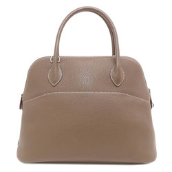 Hermes Bolide 31 Etoupe Handbag Taurillon Women's HERMES