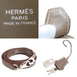 Hermes Bolide 31 Etoupe Handbag Taurillon Women's HERMES