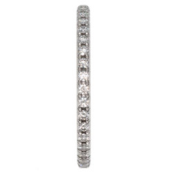 Tiffany Metro Full Eternity Diamond Ring, Platinum PT950, Women's, TIFFANY&Co.