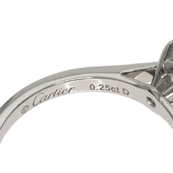 Cartier Solitaire Diamond #45 Ring Platinum PT950 Women's CARTIER