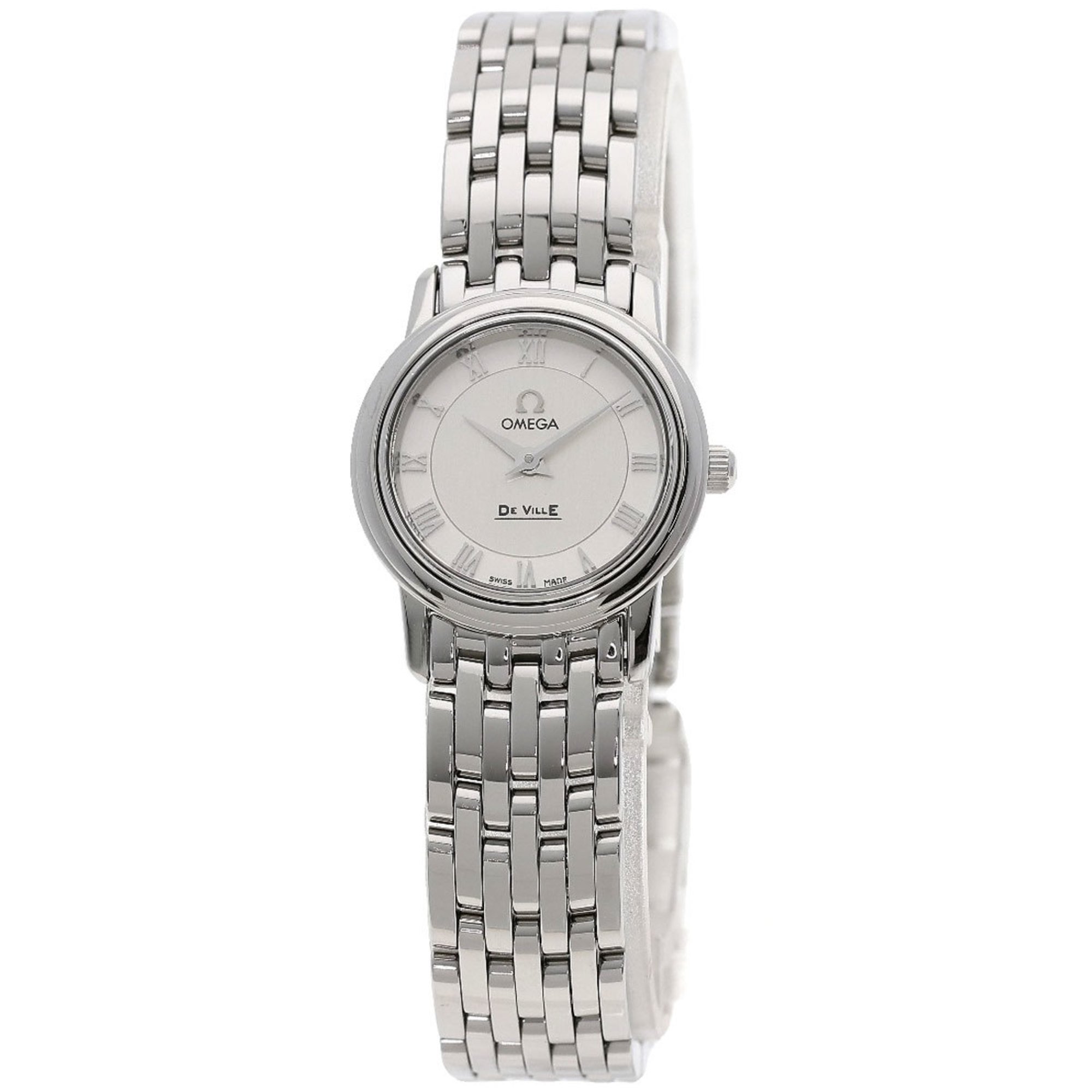 OMEGA 4570.33 De Ville Prestige Watch Stainless Steel SS Ladies