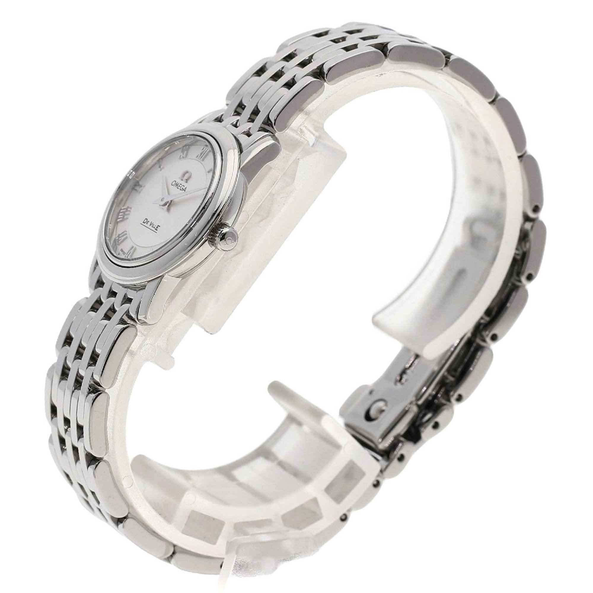 OMEGA 4570.33 De Ville Prestige Watch Stainless Steel SS Ladies