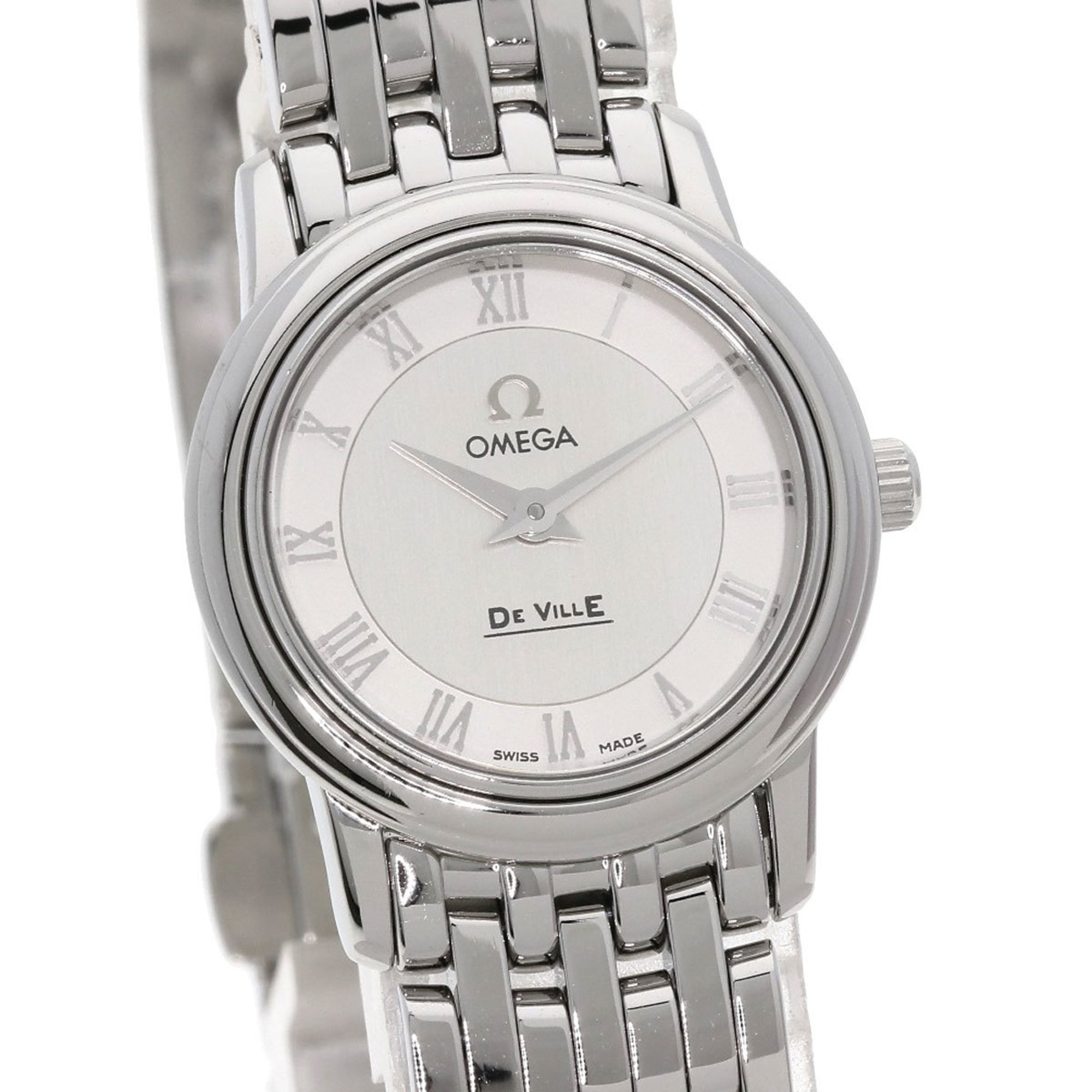 OMEGA 4570.33 De Ville Prestige Watch Stainless Steel SS Ladies