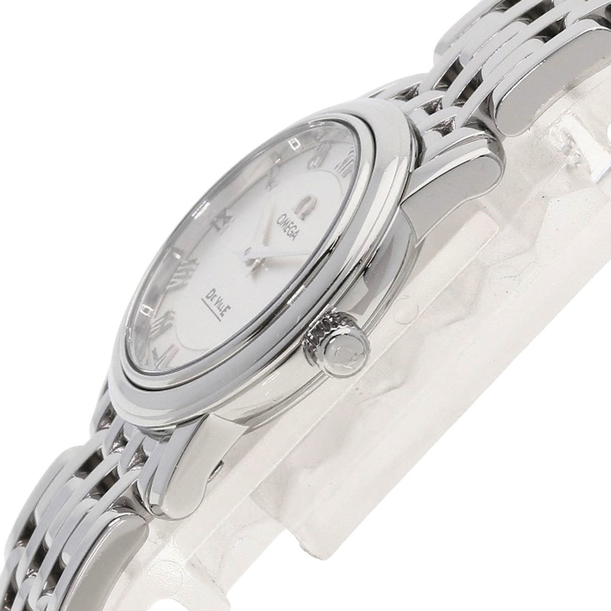 OMEGA 4570.33 De Ville Prestige Watch Stainless Steel SS Ladies